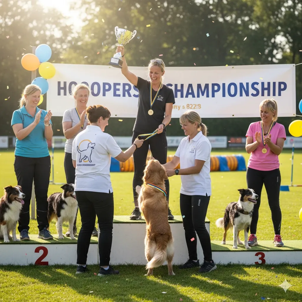 Una premiazione inclusiva nello sport Hoopers.